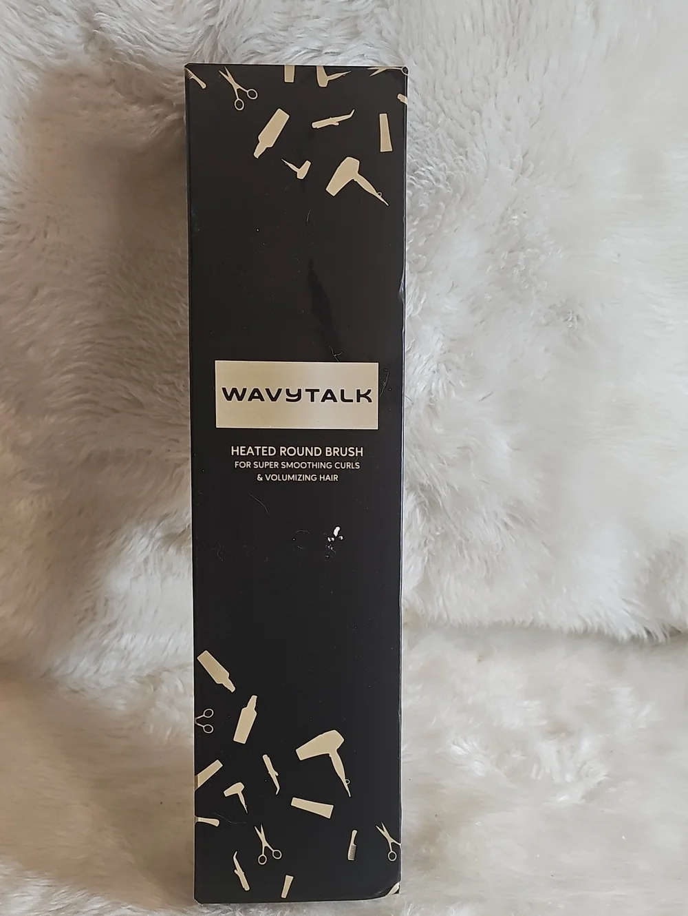 Wavytalk Heated Round Brush Purple New in Box
